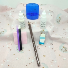 set de pelo pintado casta�o medio