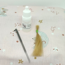 set pesta�as injertadas rubio