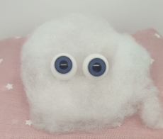 Par de ojos Blue 20 mm