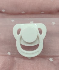 Chupete imantado blanco