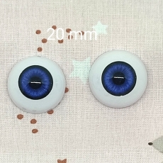 par de ojos premium cobalto