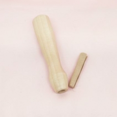 mango de madera para agujas