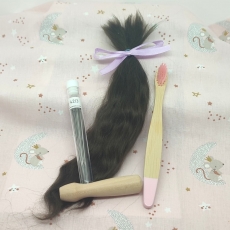 Set de Mohair pemiun Casta�o