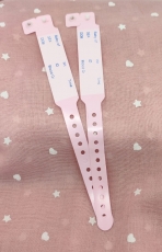 2 pulseras de nacimiento