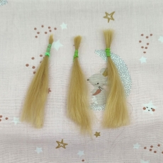 3 mechones para pesta�as rubias